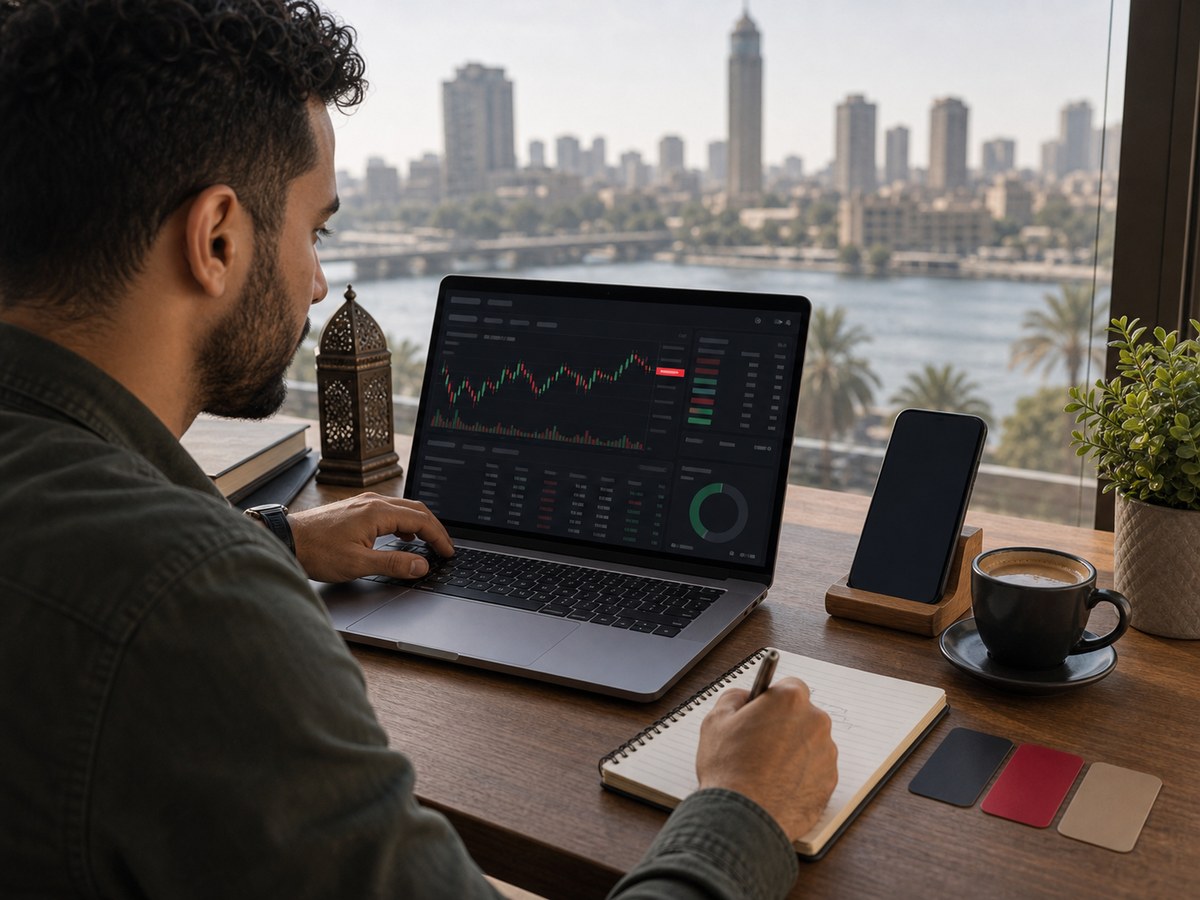 مستخدم مصري يراجع تحويل كريبتو من منصة تداول قبل الإرسال لصفحة RedotPay ولا Bybit في مصر؟